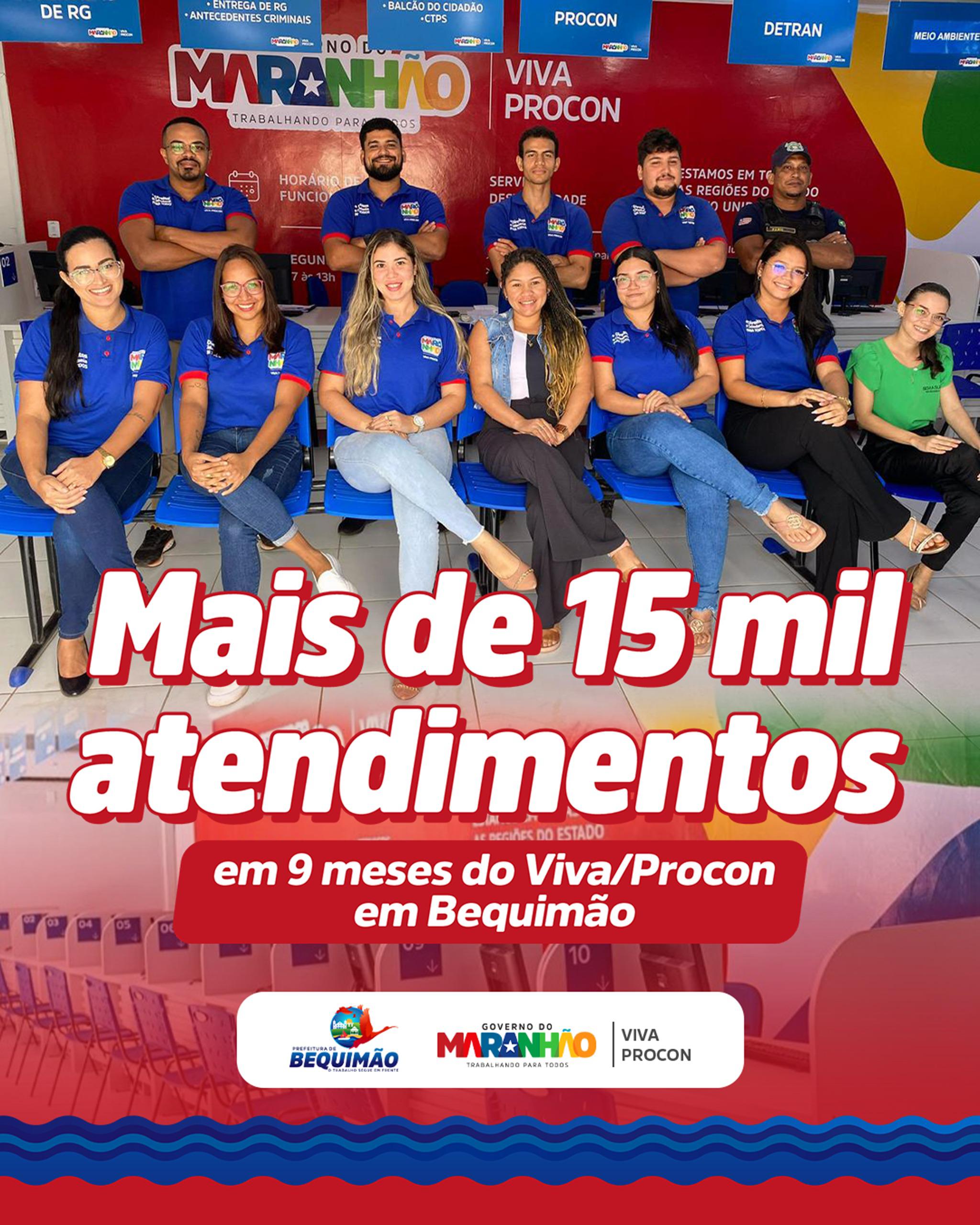 Bequimão ultrapassa 15 mil atendimentos no Viva/Procon em apenas nove meses